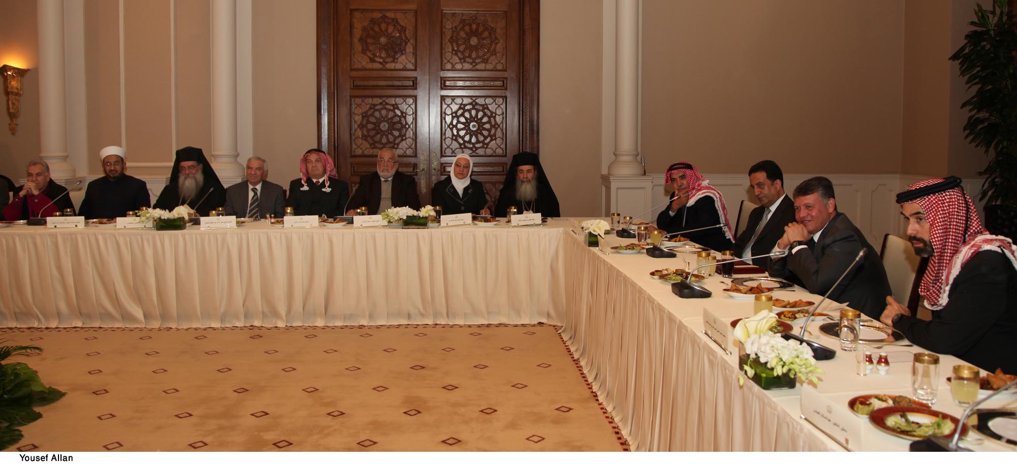King Abdullah II of Jordan meets Religious Leaders - Pic 2